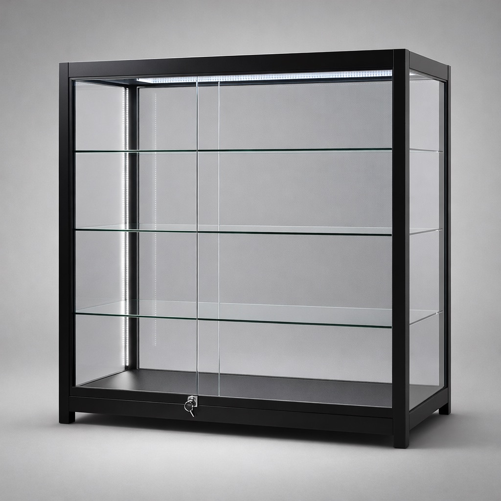 LuxLine™ Classic Counter Glass Display Cabinet