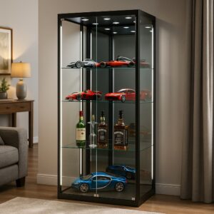 LuxGuard™ Mirror Glass Display Cabinet