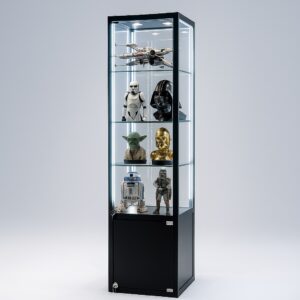 LuxSlim™ Storage Glass Display Cabinet