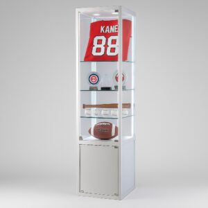 LuxSlim™ Storage Glass Display Cabinet