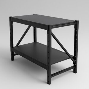 Steel Work Bench 1.07M x 0.6M x 0.9M Black