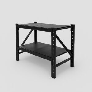 Steel Work Bench 1.2M x 0.6M x 0.9M Black