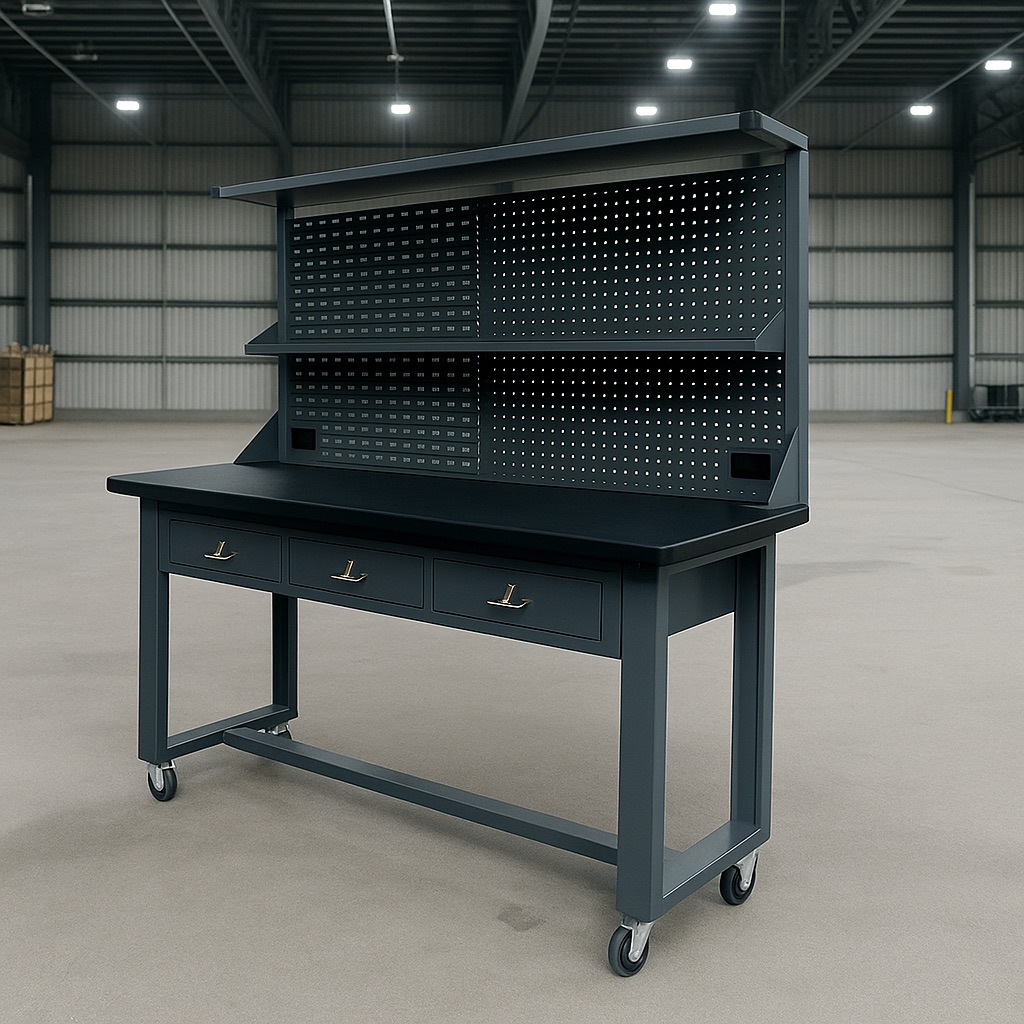 Industrial Mobile Work Bench 2.1M Length - Image 8