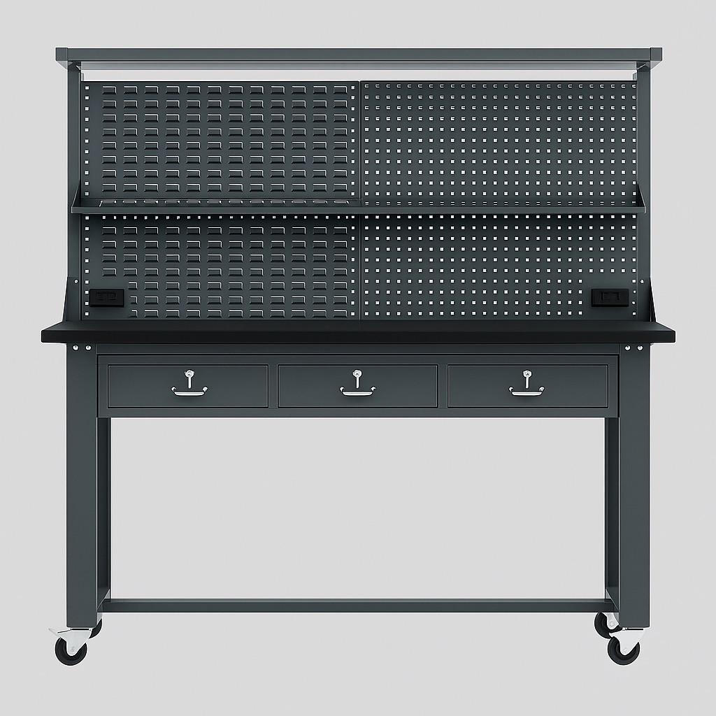 Industrial Mobile Work Bench 2.1M Length - Image 3