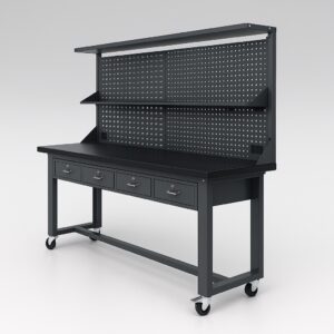 Industrial Mobile Work Bench 2.4M Length