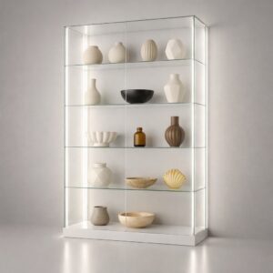 ClearEdge™ Wide Glass Display Cabinet