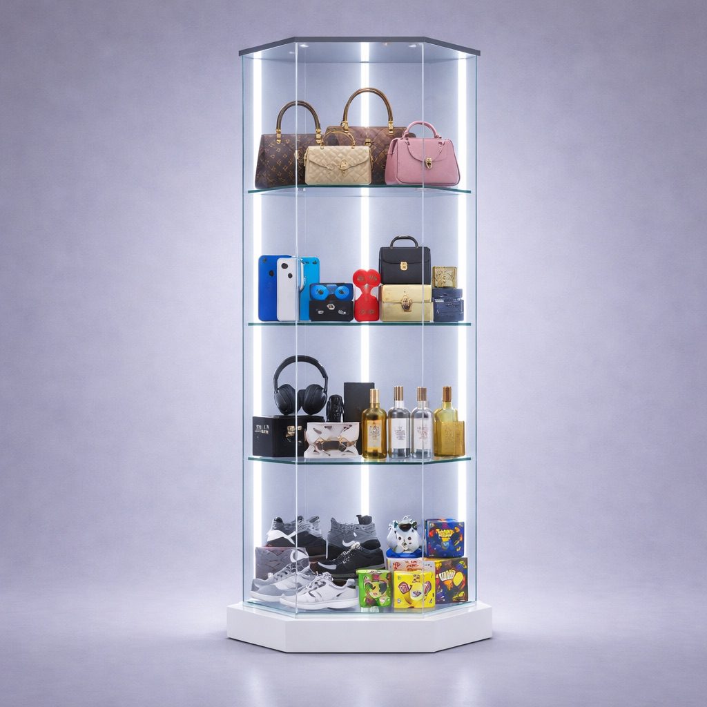 Glass Display Counters | LED-Lit, Lockable | Perth WA