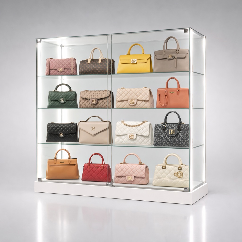 ClearEdge™ Wide Counter Glass Display Cabinet - Image 2