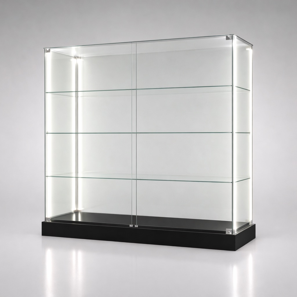 ClearEdge™ Wide Counter Glass Display Cabinet - Image 3
