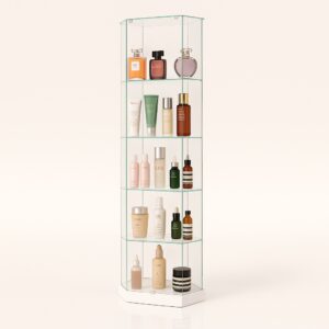 ClearEdge™ Slim Corner Glass Display Cabinet