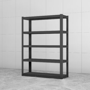Steel Shelving 0.6M X 0.457M X 1.83M Black