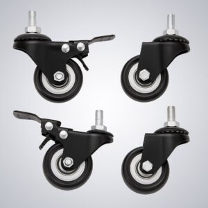 4 Pack of 2 Inch Stem Casters