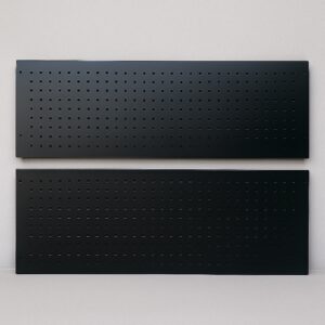 Steel Pegboard Square Hole | 1978 X 550 MM (2 Pack) Black