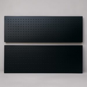 Steel Pegboard Square Hole | 1488 X 550 MM (2 Pack) Black