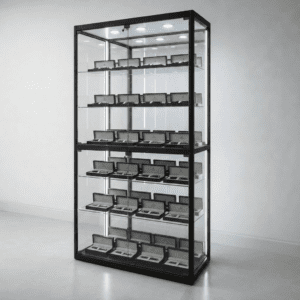 LuxCore™ Dual Glass Display Cabinet