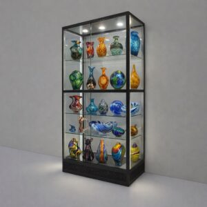 LuxCore™ Dual Mirror Glass Display Cabinet