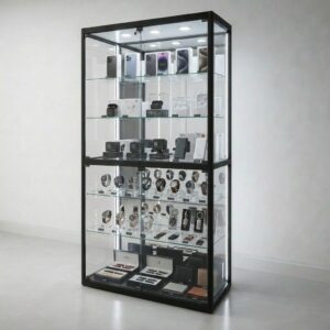 LuxCore™ Dual Mirror Glass Display Cabinet