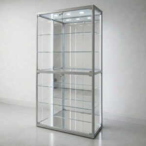 LuxCore™ Dual Mirror Glass Display Cabinet