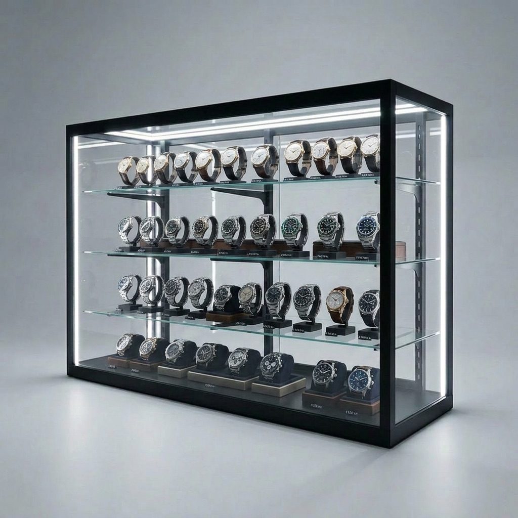 Glass Display Counters | LED-Lit, Lockable | Perth WA