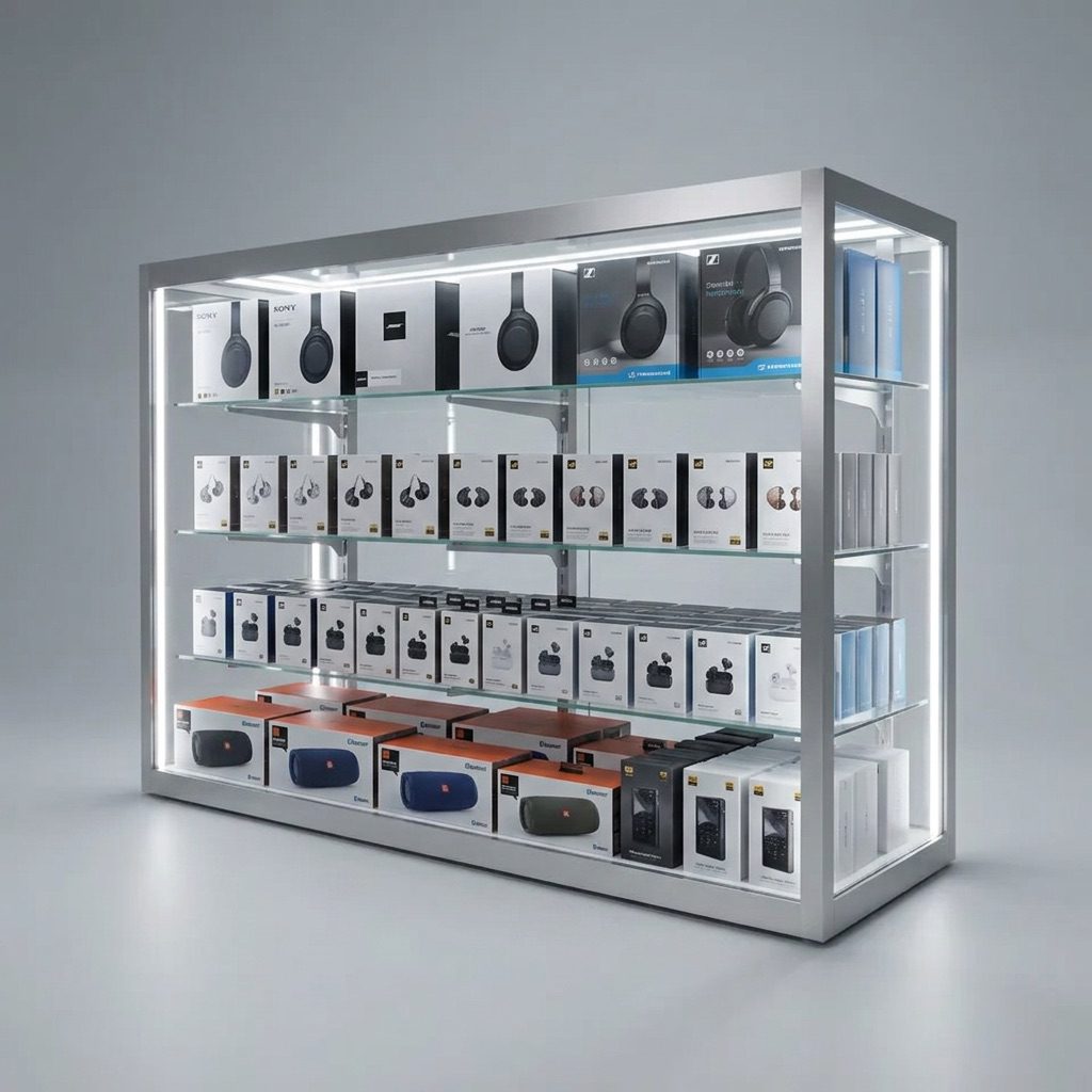 Glass Display Counters | LED-Lit, Lockable | Perth WA