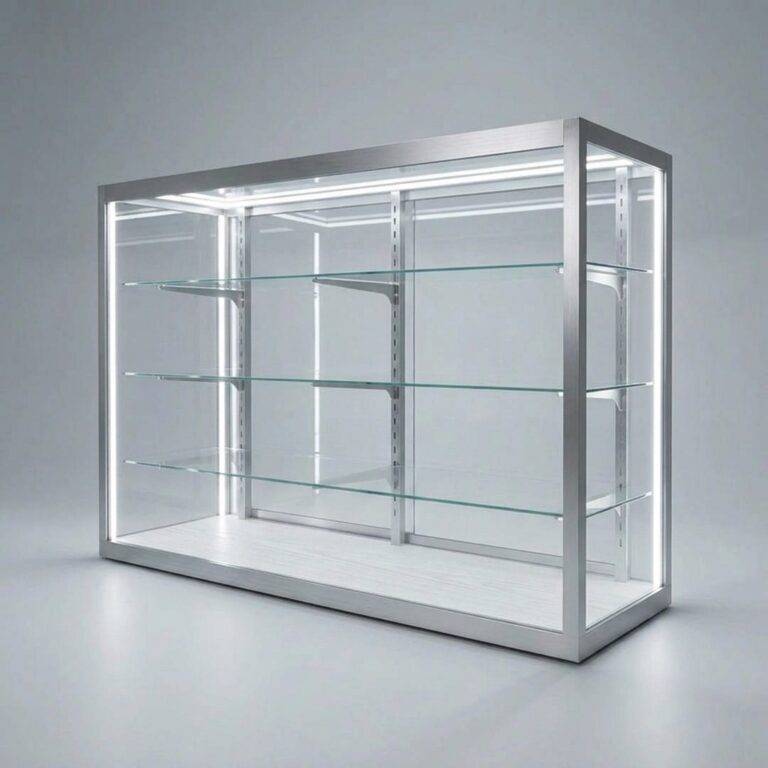 LuxLine™ Majestic Counter Glass Display Cabinet - Hobbs Displays