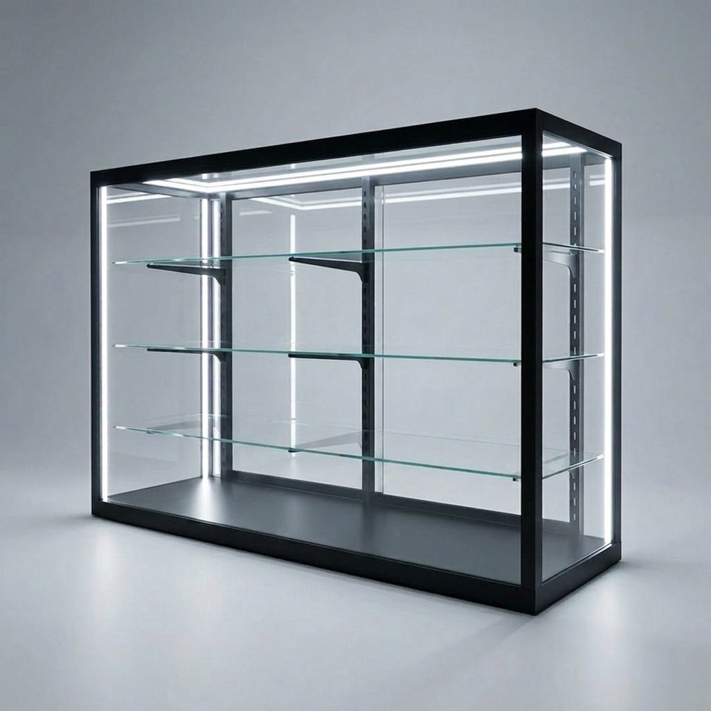 Glass Display Counters | LED-Lit, Lockable | Perth WA