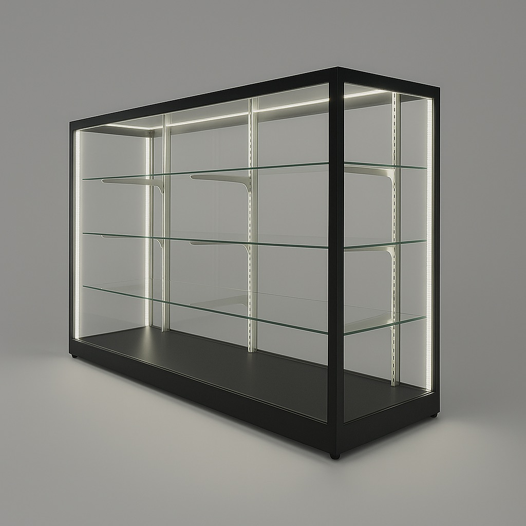 LuxLine™ Majestic Counter Glass Display Cabinet