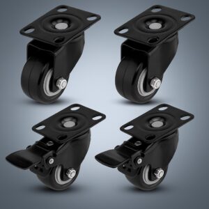 1.5 inch Polyurethane Castor Set of 4
