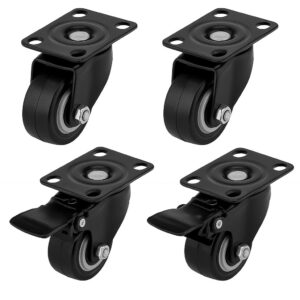 1.5 inch Polyurethane Castor Set of 4