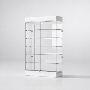 ClearEdge™ Wide Canopy Glass Display Cabinet