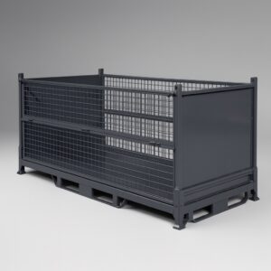 Foldable Mesh Stillage Cage – 2.4M | Heavy-Duty | 1000kg Rated