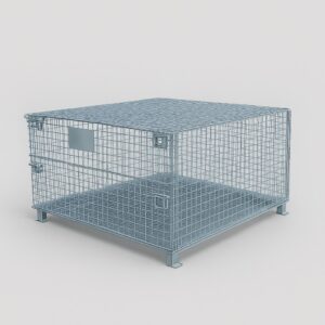Wire Mesh Stillage – 1.5M (With Lid)