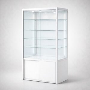 LuxCore™ Storage Glass Display Cabinet