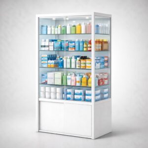LuxCore™ Storage Glass Display Cabinet