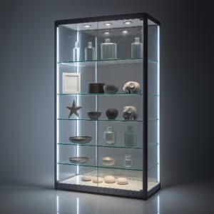 LuxGuard™ Pro Mirror Glass Display Cabinet