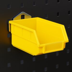 Bin Clip for Pegboard Square Hole