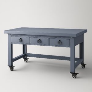 Industrial Mobile Work Bench 2.1M Length with Drawers