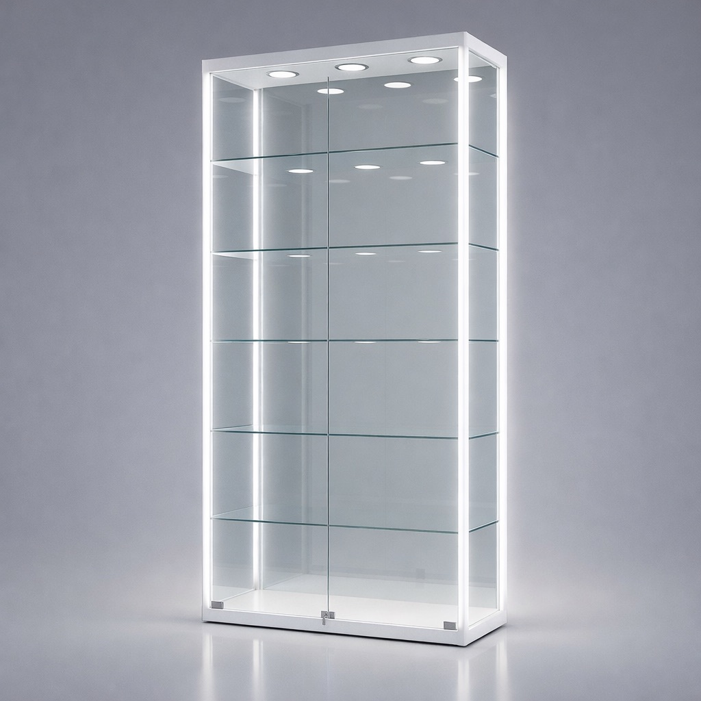 LuxGuard™ Mirror Glass Display Cabinet