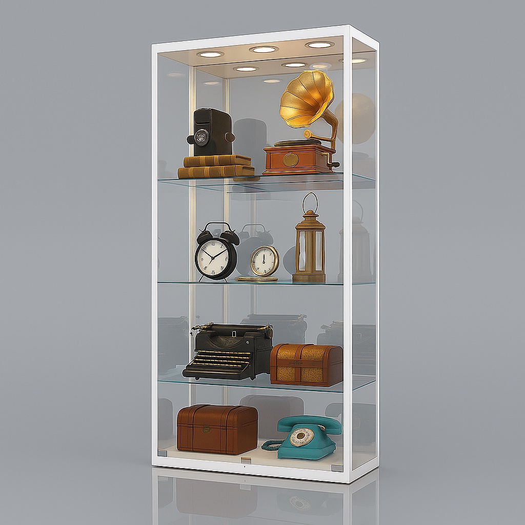 LuxGuard™ Mirror Glass Display Cabinet - Image 3