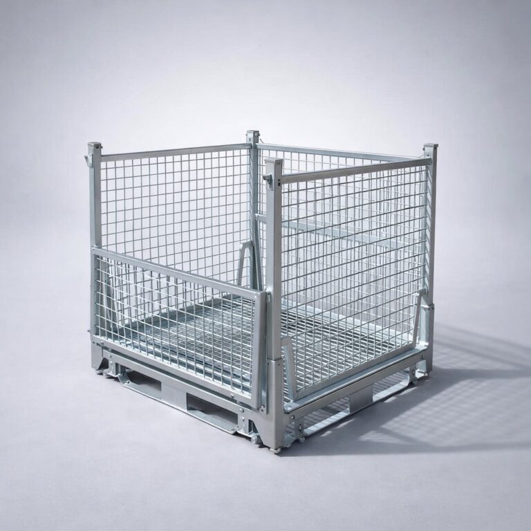 Stillage Collapsible Stillage Cage | Stackable | 1000kg Rated - Hobbs Displays