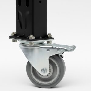 Heavy-Duty Mobile Steel Shelving & Workbench Kit (Pads & 4 Castors Included)