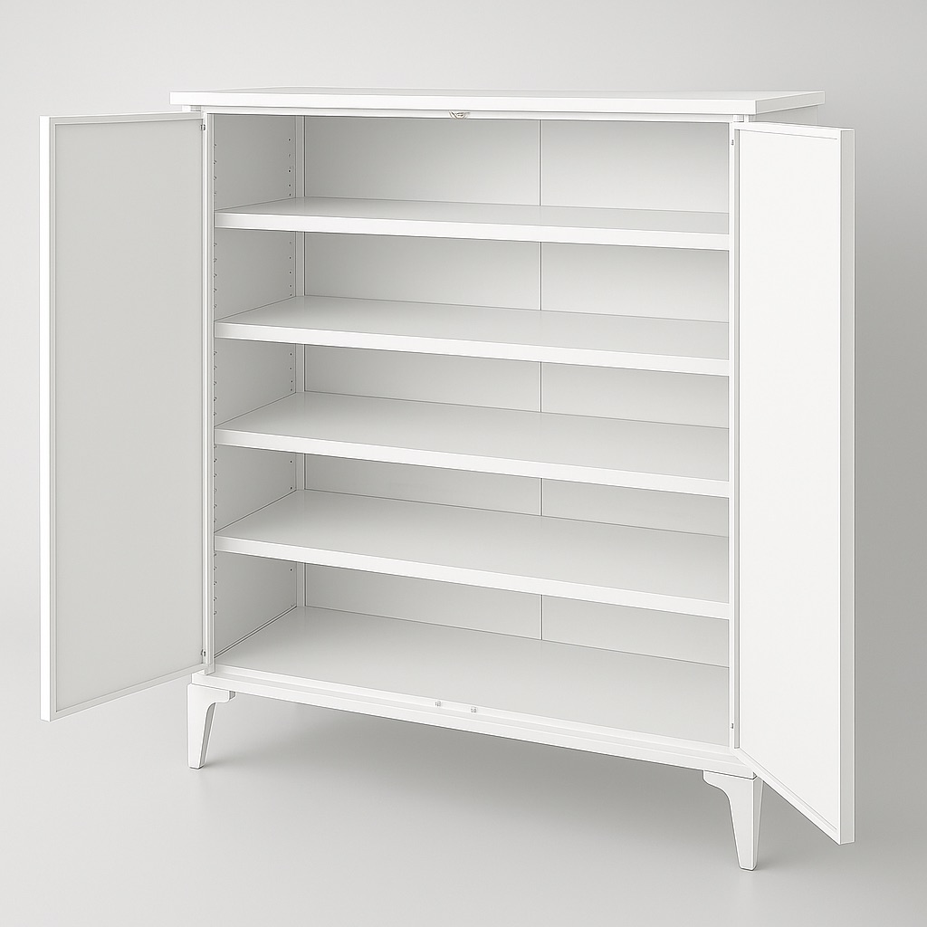 Steeluxe Shoe Cabinet 0.8M x 0.35M x 1.02M - Image 3