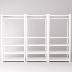 Trio Wardrobe Fusion 3 Unit Combination - Opal White