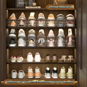 STACKFIT Clear Shoe Stacker (26x11x15cm)