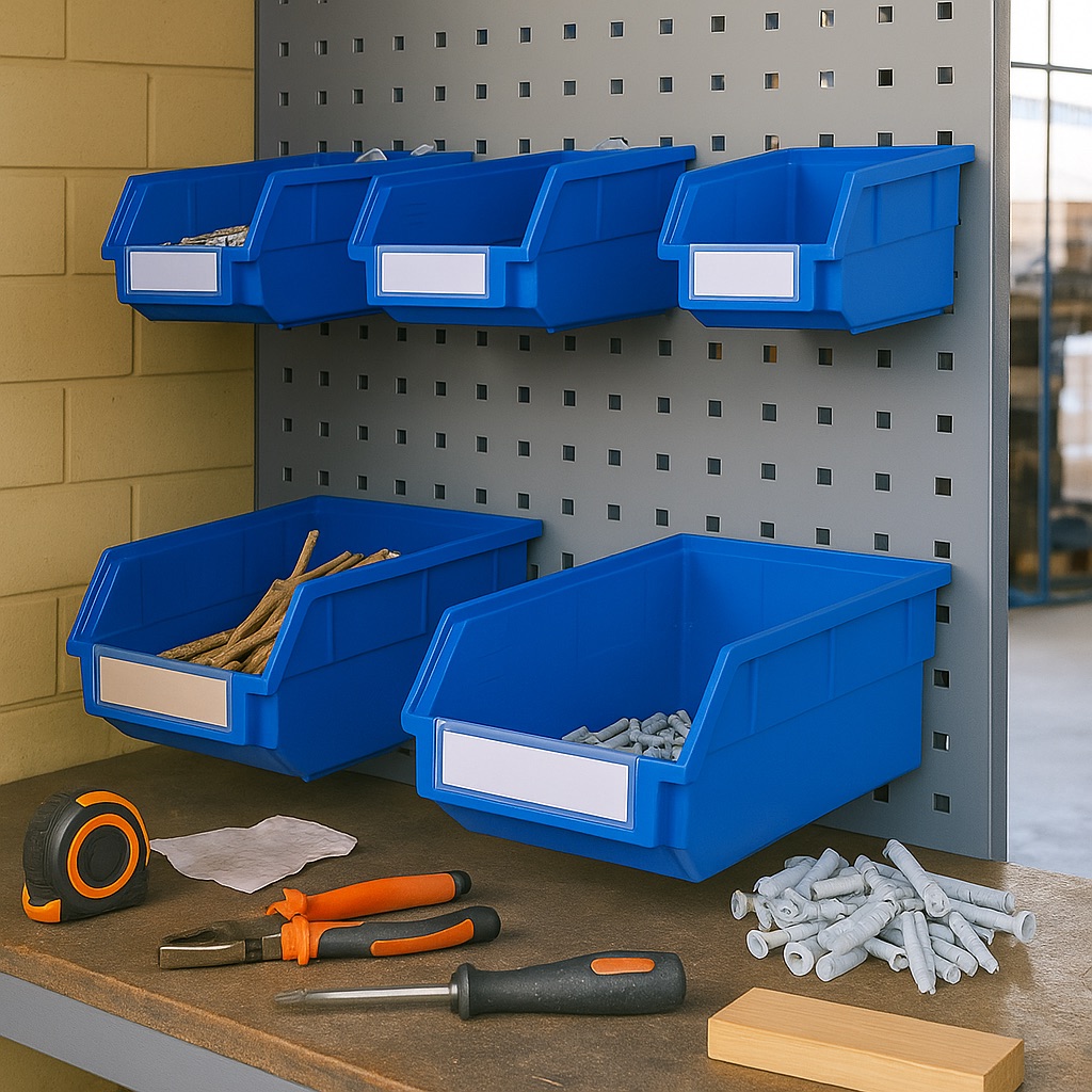 Pegboard Plastic Parts Bins – 5 Sizes Available - Image 2