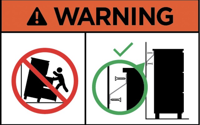 Furniture Tipover Warning