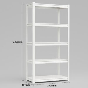 Steel Shelving 1M X 0.457M X 2.36M White