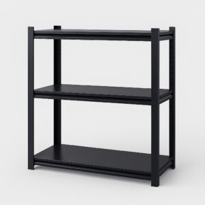 Zenith 3-Tier Black Steel Shoe Rack 0.7M x 0.3M x 0.69M