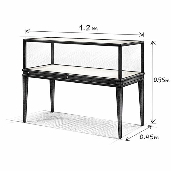 LuxView™ Showcase Counter - Hobbs Displays