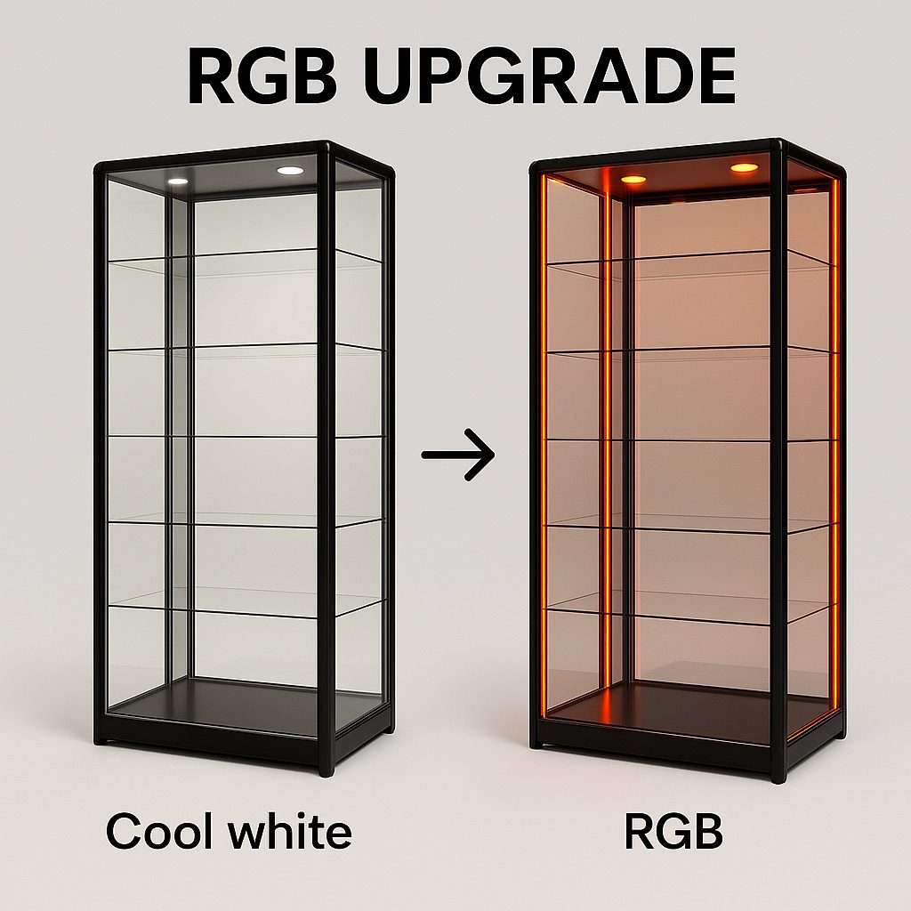 Rgb In Store Display RGB Lighting Upgrade (Bluetooth Controlled) - Hobbs Displays
